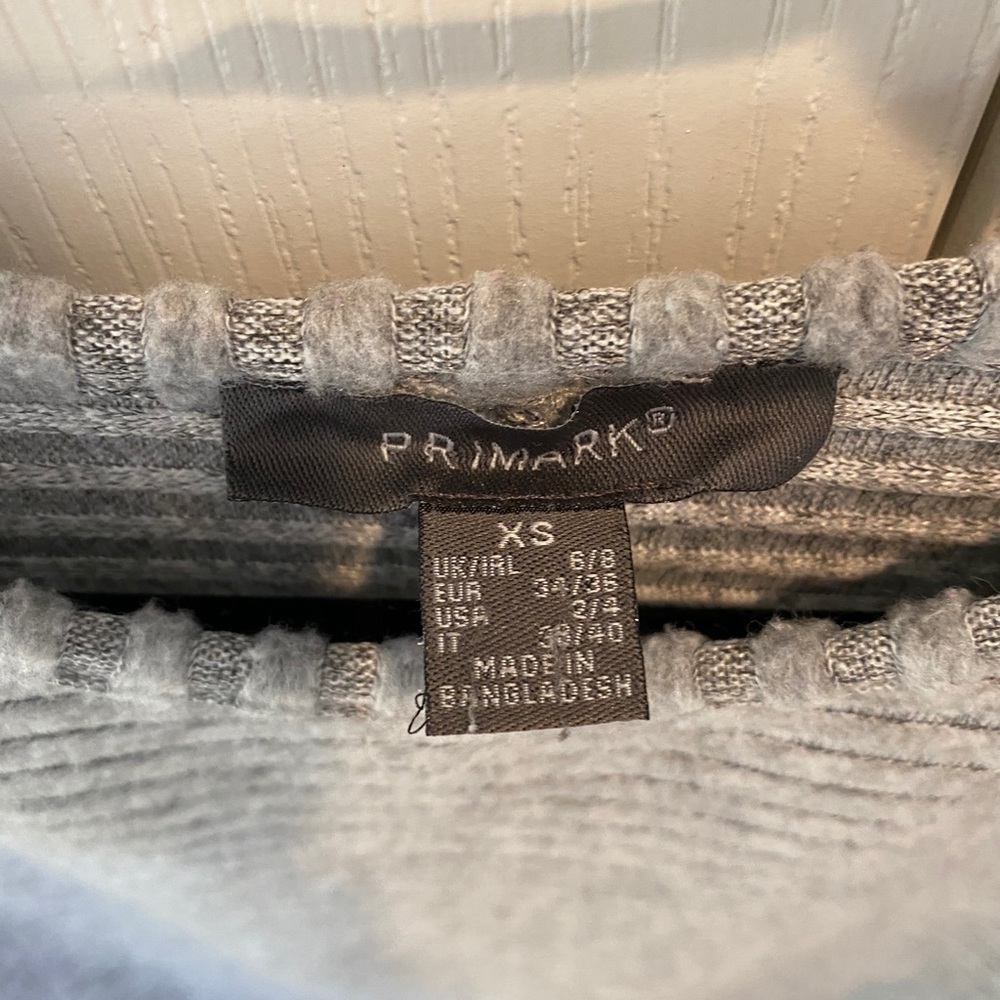Gray Ribbed Sweater - Picture 3 of 3